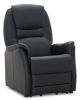 Oslo fåtölj med motorrecliner läder/PU svart#1