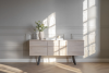 Fred sideboard vitpigmenterad ek/svart#2