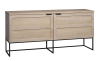 Everett sideboard 160 vitpigmenterad ek/svart#3