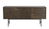 Clearbrook sideboard 160 brun ek/svart metall#1