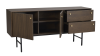 Clearbrook sideboard 160 brun ek/svart metall#5