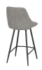 Sierra barstol grått tyg/svarta metallben#7