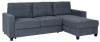Elle bäddsoffa divan H med förvaring Crush 302/04 dark grey