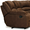 Cinema soffa 3-sits manuell recliner (VFF recliner+mittdel+HFF recliner) microtyg 370 brun#4