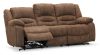 Cinema soffa 3-sits manuell recliner (VFF recliner+mittdel+HFF recliner) microtyg 370 brun#2