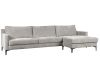 Milano soffa 3-sits med divan tyg Isola 09 stone