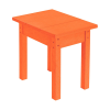 Classic Adirondack sidobord/pall orange