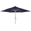 Nice parasoll 300 cm marin/trä