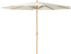 Riva 250 cm parasoll ecru/teak