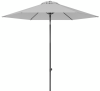 Lisboa 250 cm parasoll light grey/antracit